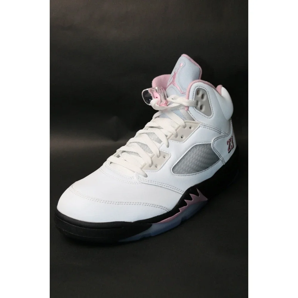 Nike Air Jordan 5 Retro OG Medium Soft Pink White HQ7978-102 Mens 11 /EU 45/UK10